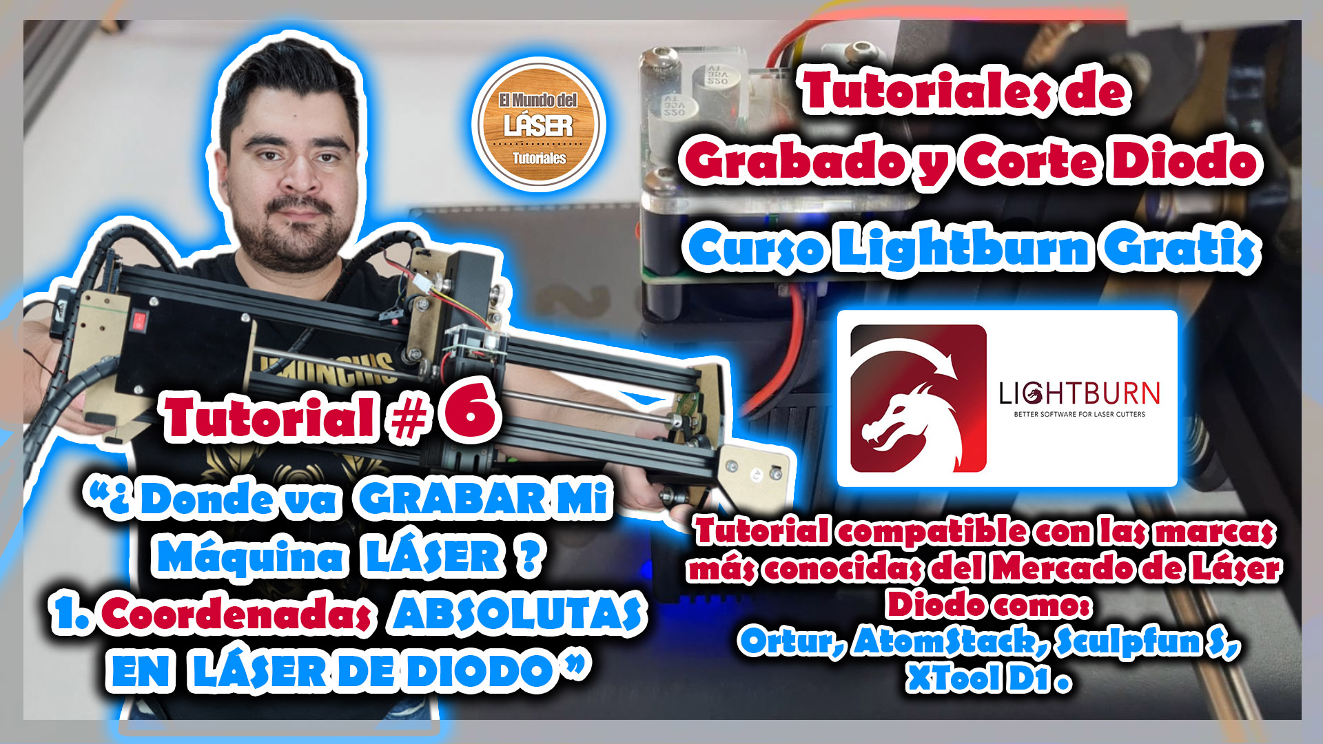 mover el laser de diodo con coordenadas absolutas