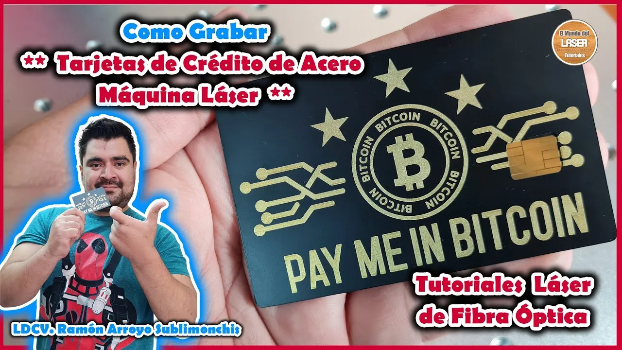 Cómo Hacer Grabado Láser en Tarjetas de Crédito de Acero con Láser de Fibra Óptica