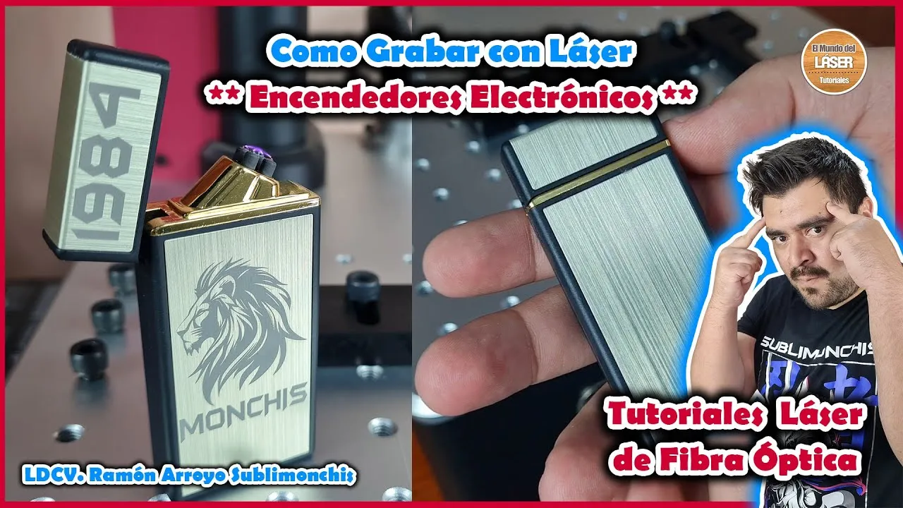 Cómo Grabar Encendedores Electrónicos con Láser de Fibra Óptica